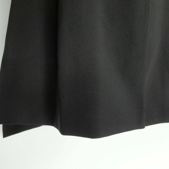 NWT EILEEN FISHER WOMAN Black Round Neck Straight Open Jacket Coat 24W - Picture 5 of 7